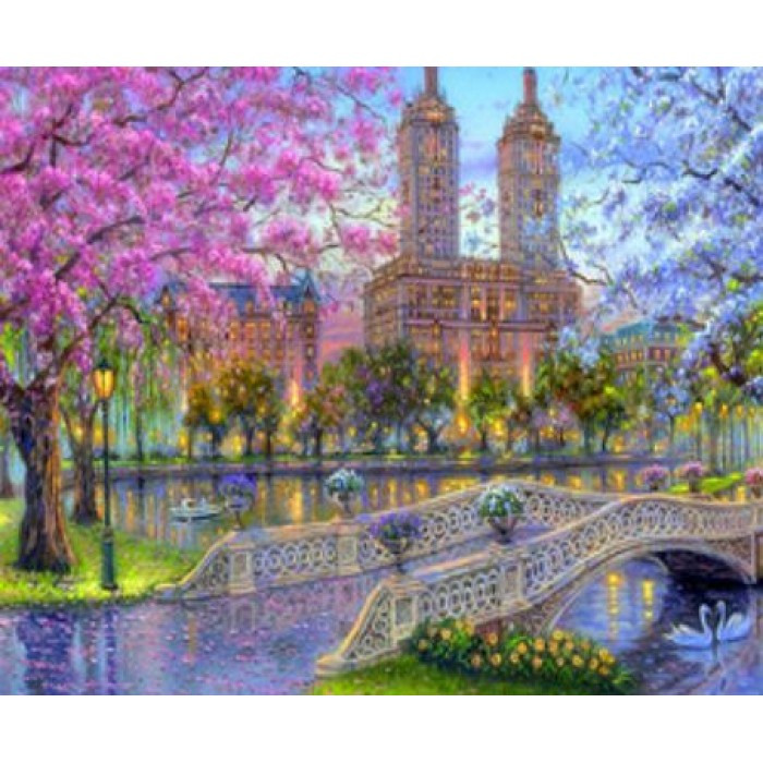 Картина за номерами 40х50 см DIY Міський парк (RSB8470), фото 1