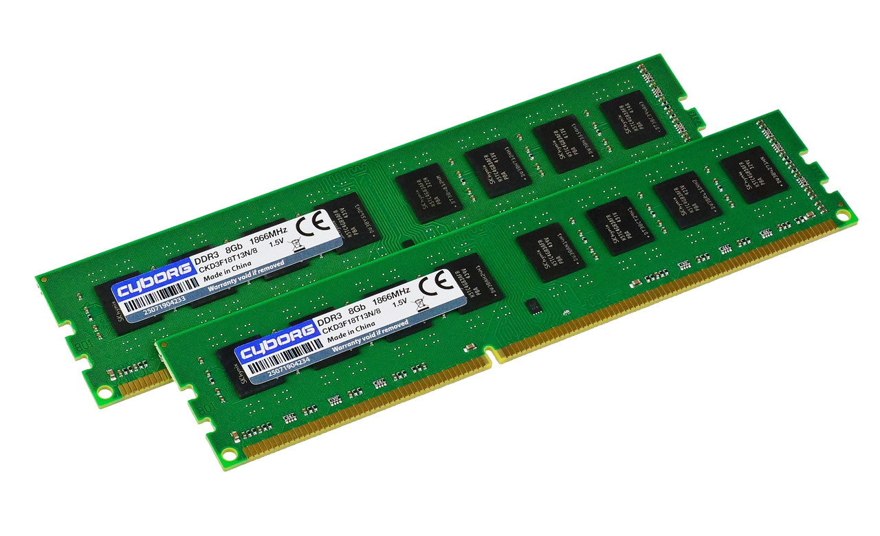 DDR3 16GB 1866MHz PC3-14900 оперативна пам'ять - комплект ДДР3 16 Гб 1 ...