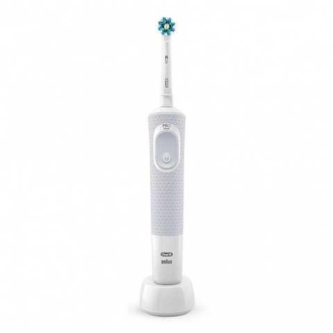 Набор Электрическая зубная щетка Braun Oral-B Vitality 100 CrossAction + 4 сменных насадки и зубная паста - фото 9 - id-p1812179296