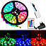 Світлодіодна стрічка LED RGB 3528 12В, 300LED (5м) / Комплект для контурного підсвічування приміщення, фото 2