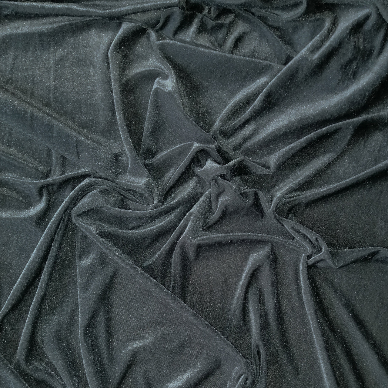 Трикотажный Велюровый Материал Муар Серый 100% ПЭ, Остаток Рулона 2,85 ...