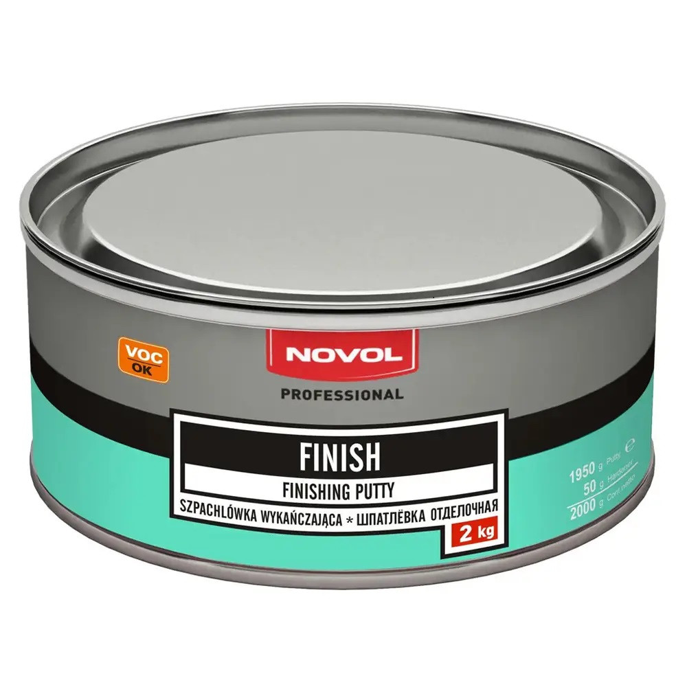 Автошпатівка фінішна Novol Finish 2 кг