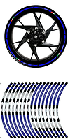 Наклейки на колесо мотоцикла, вело или авто 17-18 дюймов FASP FL017