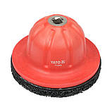 Щітка до серцевини втулок та шпильок під квадрат 1/2" (Ø= 150/90мм (зовні/внутр)) h= 95мм Yato YT-25380, фото 2