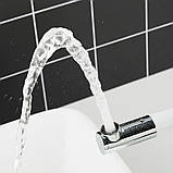 Змішувач для умивальника Frap F1052-14 високий, білий/хром, фото 5