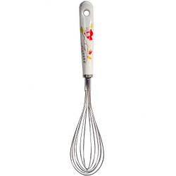 Вінчик металевий з пластиковою ручкою 30 см., X3-57