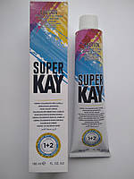 Краска для волос SUPER KAY 11.1 супер платиновый пепельный блондин 180 мл