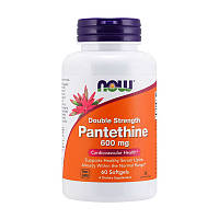 Пантетин Now Foods Pantethine 600 mg double strength 60 softgels