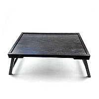 Дерев'яний піднос-столик  венге (без ручок) 53х33 см хрпс20002ву