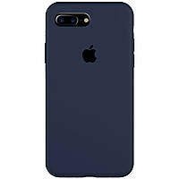 Чехол для iPhone 7 plus / 8 plus (5.5") - Silicone Case Full Protective (AA), Темный Синий / Midnight Blue