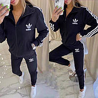 Жіночий теплий спортивний костюм на флісі: 42-44, 46-48, 50-52, 54-56. Колір: чорний, бежевий.