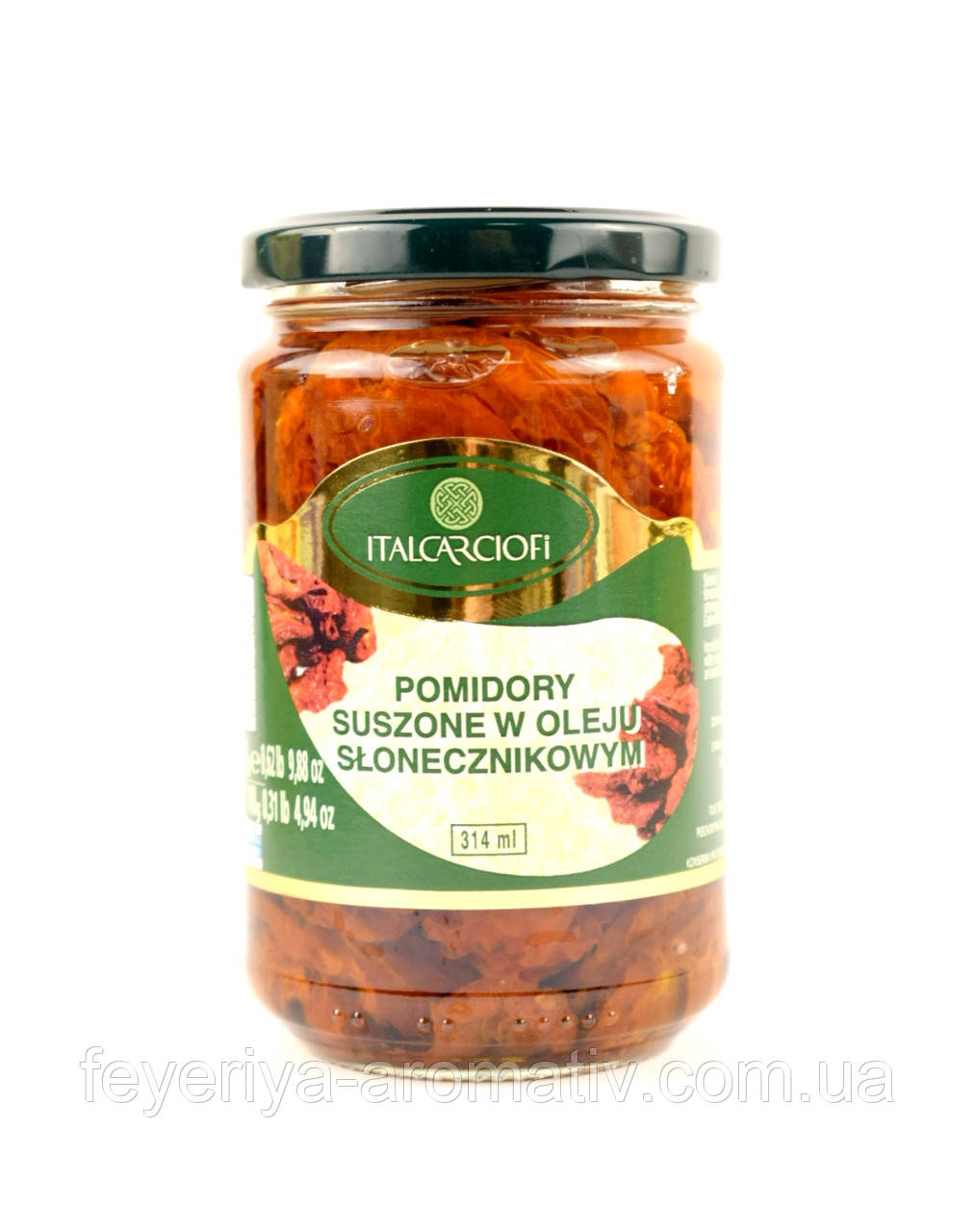 В'ялені помідори в соняшниковій олії Italcarciofi 280 мл (Італія), фото 1