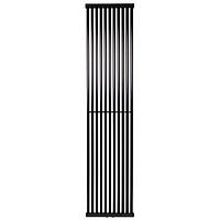 Вертикальный дизайнерский радиатор PS 1 1800/405 Betatherm 8-10 м.кв. Черный