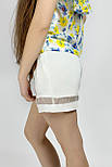 Шорти Zara 6085/060/250 білі S, фото 6