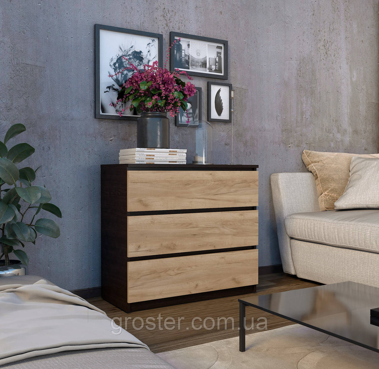 Комод Брайт 800 у 12 кольорах, фото 1