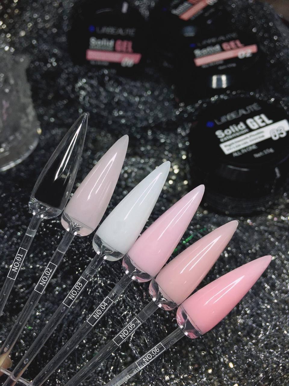 Твердий гель для нігтів Lilly Beaute Solid Gel