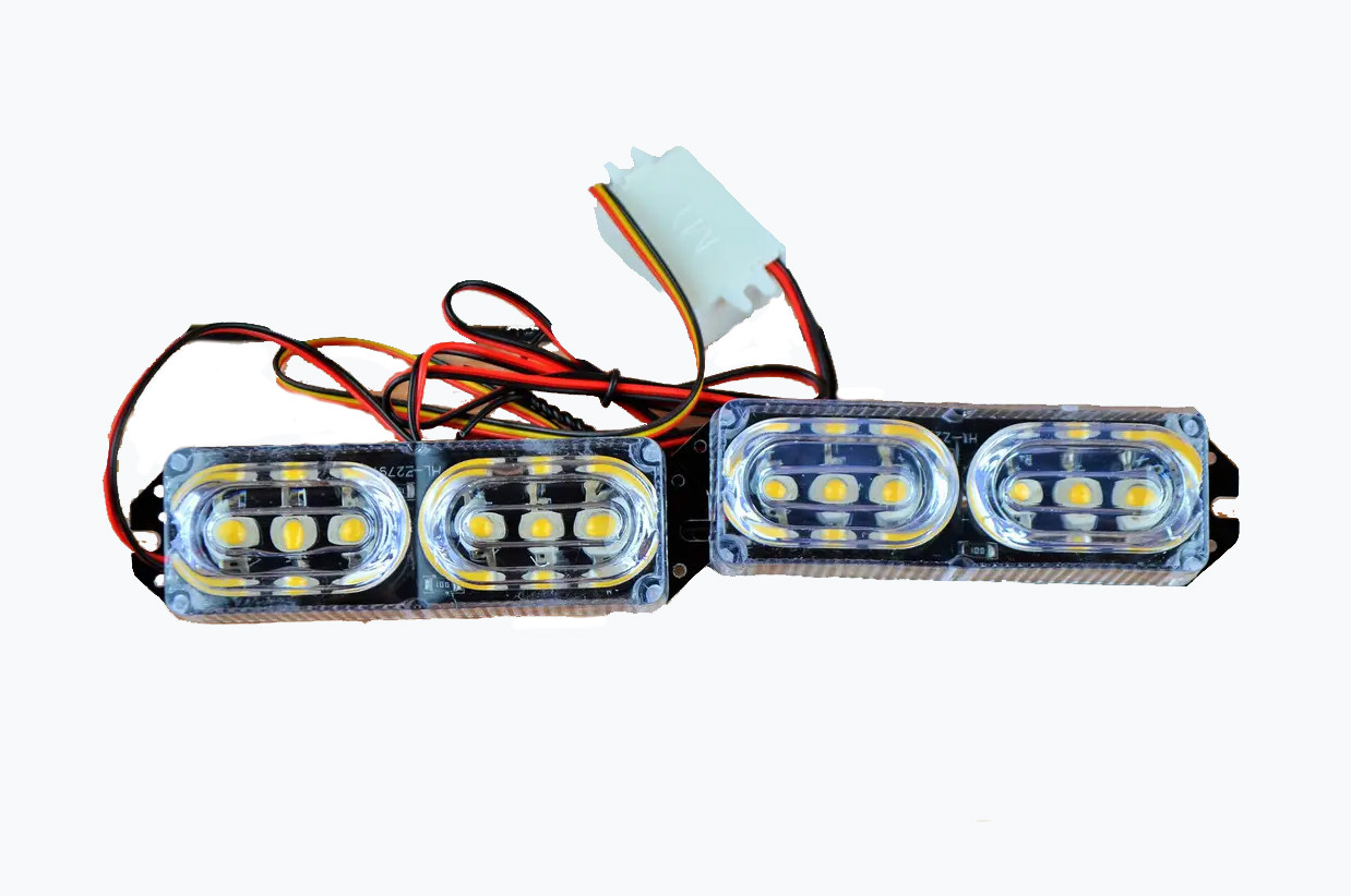 Стробоскоп Lux tar (ZW-320W) yellow(к-т 2шт) (Жовтий стробоскоп), фото 1
