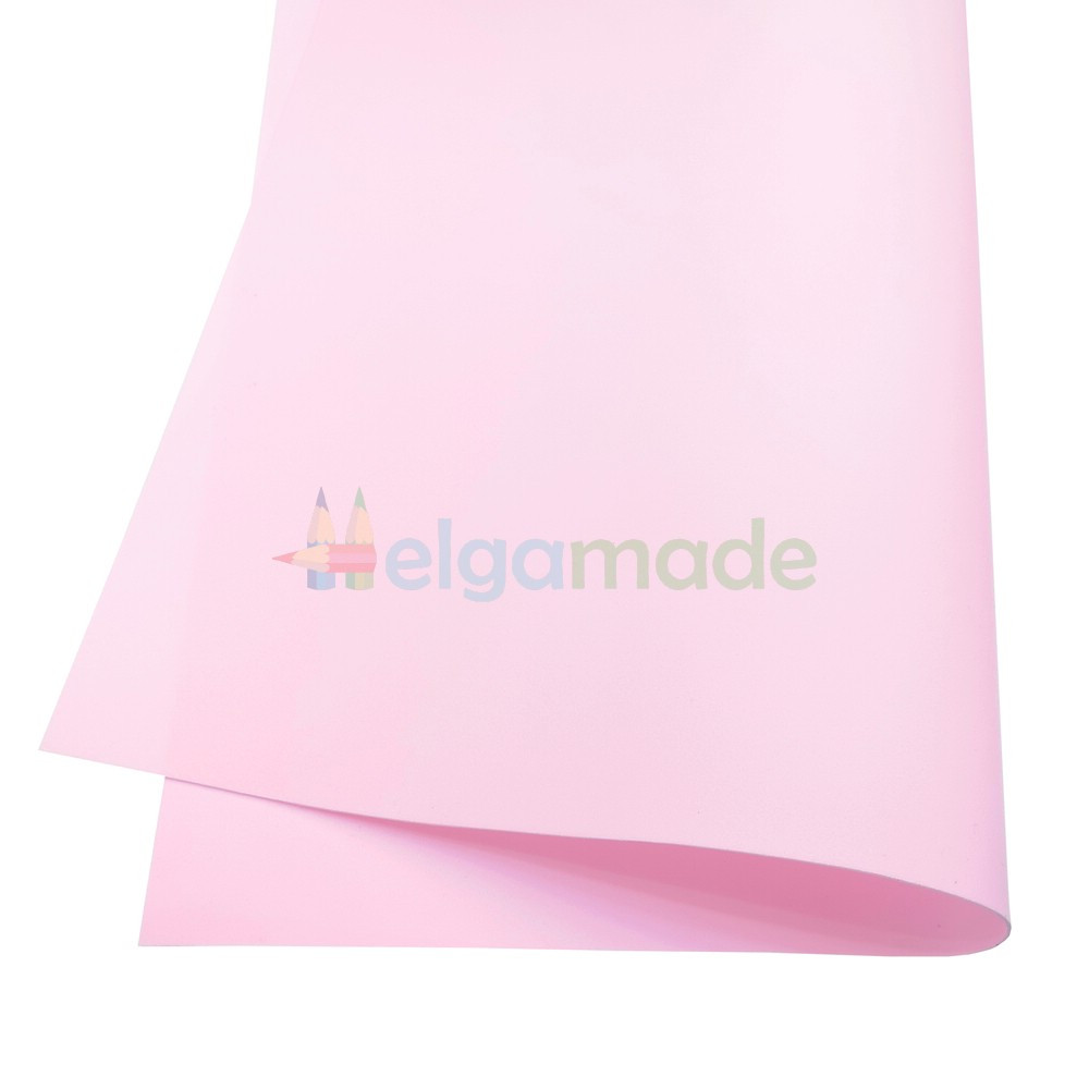 Фоаміран СВІТЛО-РОЖЕВИЙ, 48x48 см, 1.2 мм, Європа, фото 1