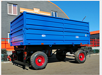 Причіп тракторний самоскидний (з суцільнометалевими надставними бортами) 2ПТС-4,5 для сільськогосподарських вантажів