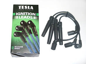 Провід високовольтні ЛАНОС 1,6 інжектор 16 кл. Tesla T711B силікон (к-т 4 шт.)