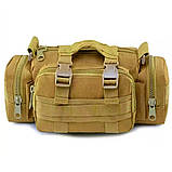 Сумка тактична навісна койот, фото 2