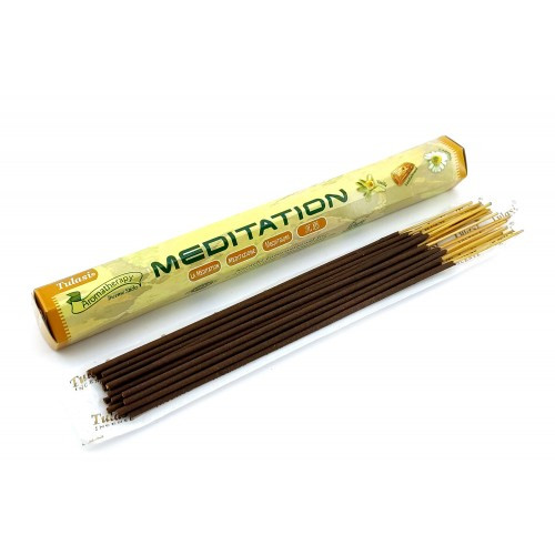 Meditation Aromatherapy Incense Sticks (Медитація)(Tulasi) шестигранник