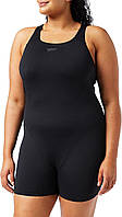 Schwarz 34 Speedo Damen Eco Endurance+ Legsuit Купальник Beinanzug, Schwarz