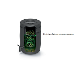 Ємність для отримання добрив Prosperplast, чорна, 25 л, фото 5