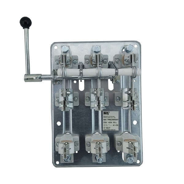 Роз'єднувач РПБ-2Л 250А рубильник із запобіжниками бокова ліва рукоятка