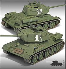 Т-34/85 "Виробництво Завод №112". Збірна пластикова модель танка у масштабі 1/35. ACADEMY 13290, фото 5