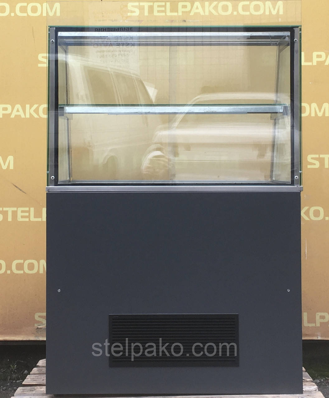 Кондитерська холодильна вітрина «Росс Avellina» 1.0 м. (Україна), корпус з нержавійки, Б/У, фото 1