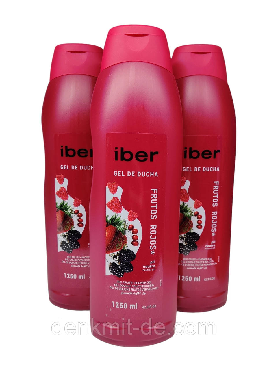 Гель для душу Iber Dermo Frutos rojos 1250ml