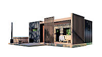 Модульный дачный дом c баней 7,0х4,9м Sauna House 13 от Thermowood Production
