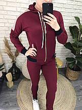 Стильний жіночий костюм, тканина "Трикотаж" 44, 46 розмір 44, фото 2