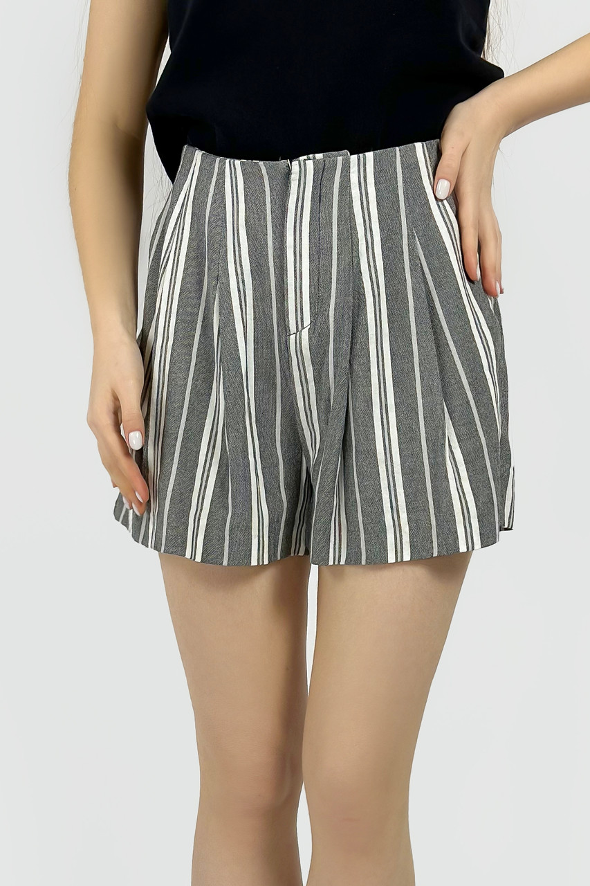 Шорти в смужку Zara 2164/486/064 сірі S