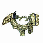 Комплект пояс тактичний розвантажувальний RPK Molle 6 підсумків Піксель, фото 4