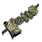 Комплект пояс тактичний розвантажувальний RPK Molle 6 підсумків Піксель, фото 5