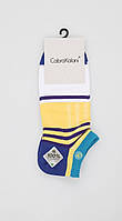 Шкарпетки 41-45 білий з жовтим Cabra Kalani 16911