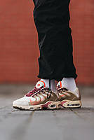 Світле чоловіче взуття Nike Air Max TN Terrascape. Модні кросси для чоловіків Найк Аір Макс весна осінь., фото 3