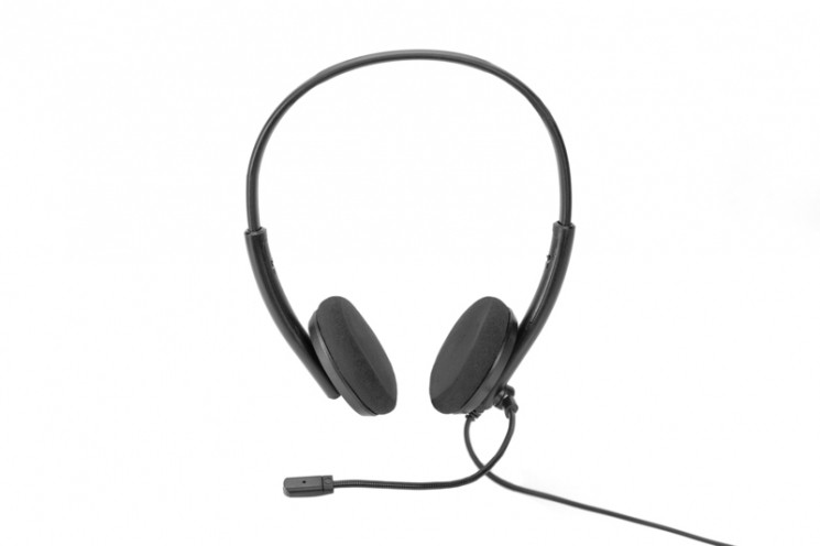 Гарнітура DIGITUS Stereo Headset, 2x3.5mm AUX, кабель 1.95м