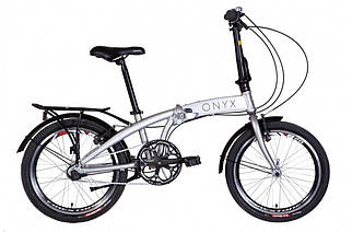 Велосипед уцінений AL 20" Dorozhnik ONYX планет. рама-" з багажником зад AI, з крилом St 2022 STK-D-112