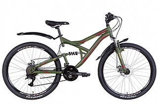 Велосипед уцінений ST 26" Discovery CANYON AM2 DD рама- з крилом Pl 2022 STK-DIS-158 (хакі (м))
