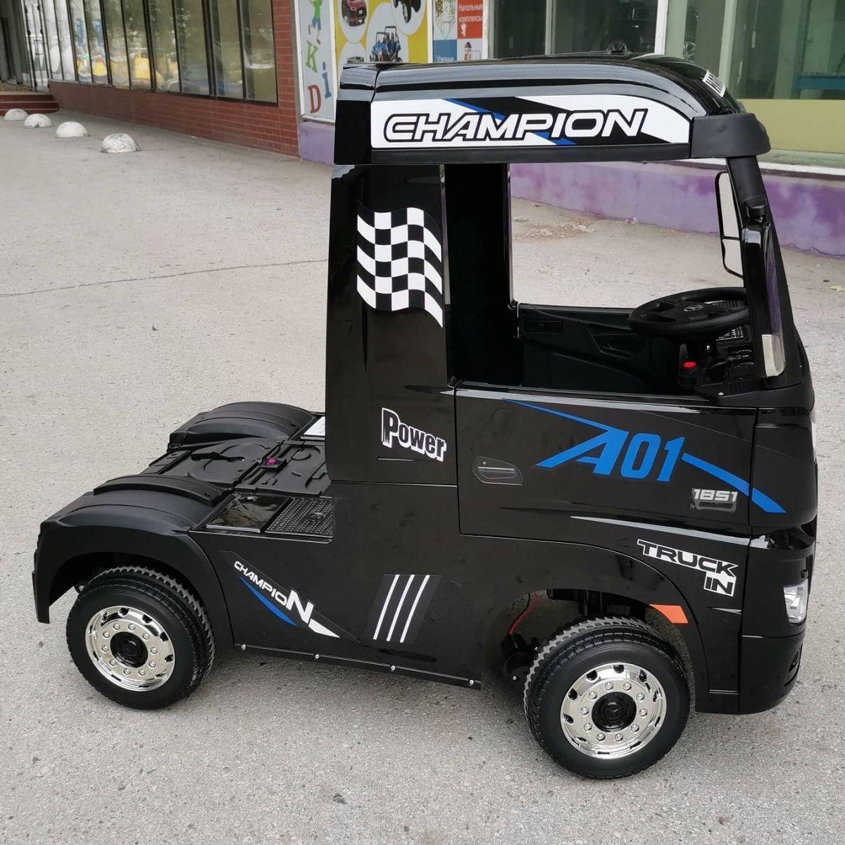 Купить Детский электромобиль грузовик (фура) Mercedes с двумя моторами ...