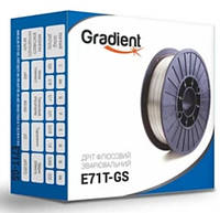 Проволока флюсовая GRADIENT E71T-GS Ø0,8 мм (1 кг)