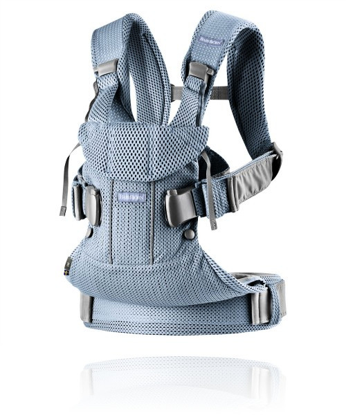 BabyBjorn - Рюкзак-кенгуру Baby Carrier One Air 3D, Slate Blue (блакитний)