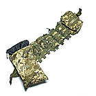 Комплект пояс тактичний розвантажувальний 7 підсумків Molle у зборі Піксель, фото 5