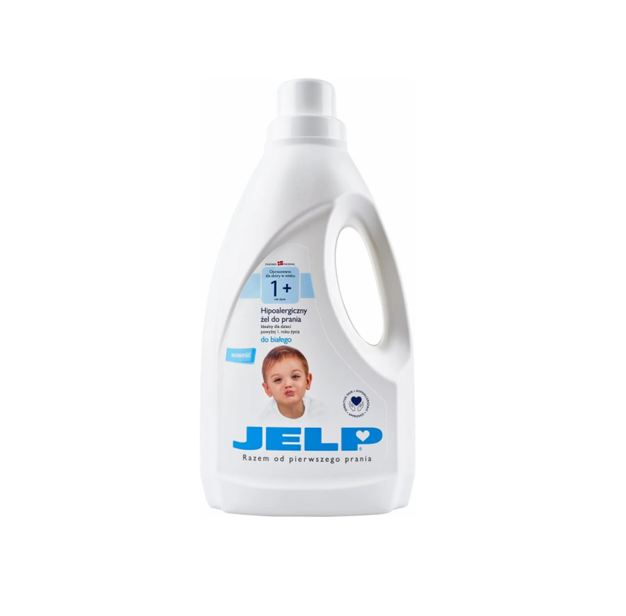 Гель для прання 1+ JELP білого 1,5 л