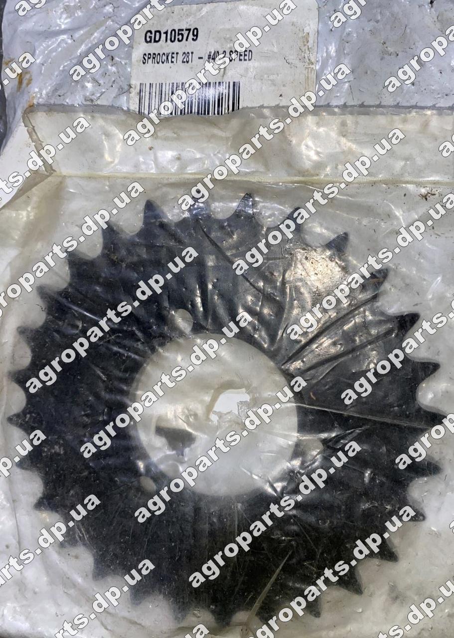 Зірочка GD10579 z28 KINZE Sprocket #40 2 SPEED 28Tooth gd10579 запчастини