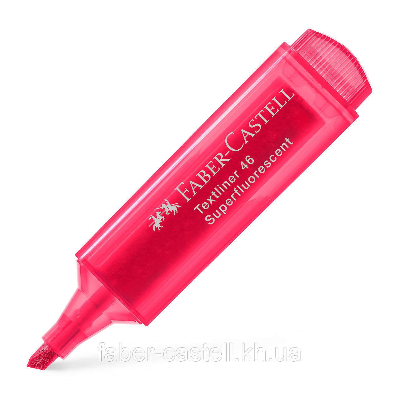 Маркер текстовий Faber-Castell Textliner 46 Superflourescent, колір червоний, 154621
