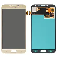 Дисплей для Samsung J400 Galaxy J4 (2018), золотистий, без рамки, (OLED)
